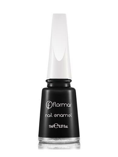 Flormar OJE NO 313 Siyah Canlı Black Minimalism
