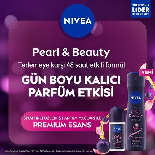 Nivea Deodorant 150 Ml Kadın Pearl Beauty Fine Fragrance,48 Saat Anti-perspirant Koruma
