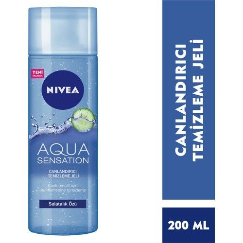 Nivea Aqua Sensation Canladırıcı Yüz Temizleme Jeli 200ml