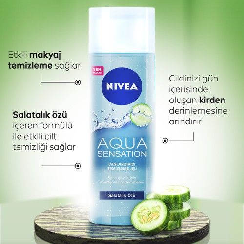 Nivea Aqua Sensation Canladırıcı Yüz Temizleme Jeli 200ml