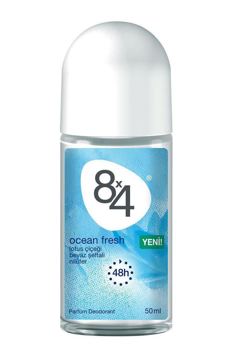8X4 Roll-On OCEAN FRESH 50ML Bayan