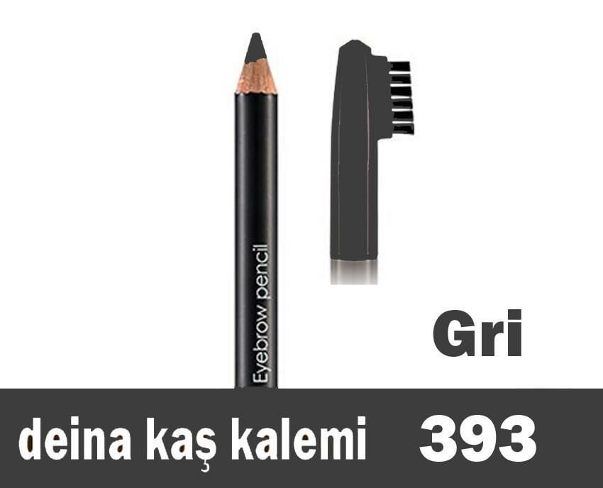 Deina Kaş Kalemi 393 Gri Suya Dayanıklı Akmayan Kaş Kalemi Eyeliner