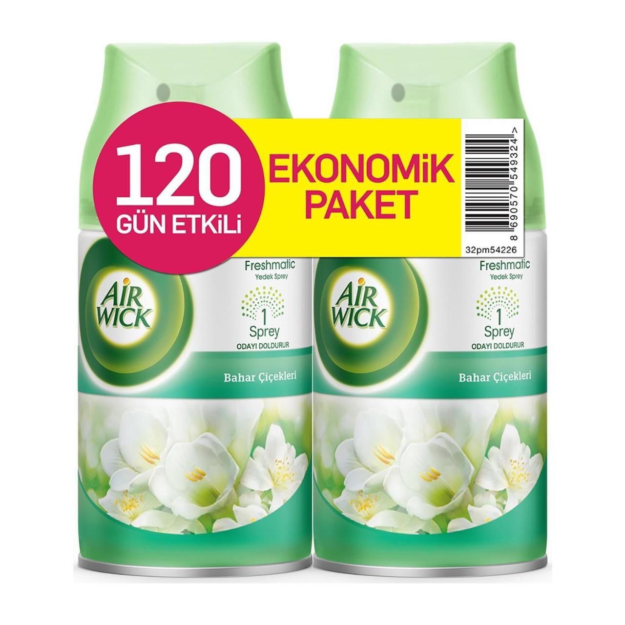 Air Wick 2 li Yedek Sprey 2x250 ml Bahar Çiçekleri