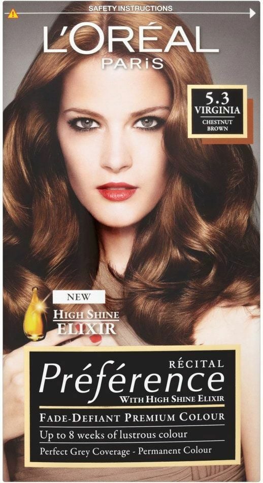 Loreal Recital Preference 5.3 Virjinya Açık Kahve Dore Saç Boyası