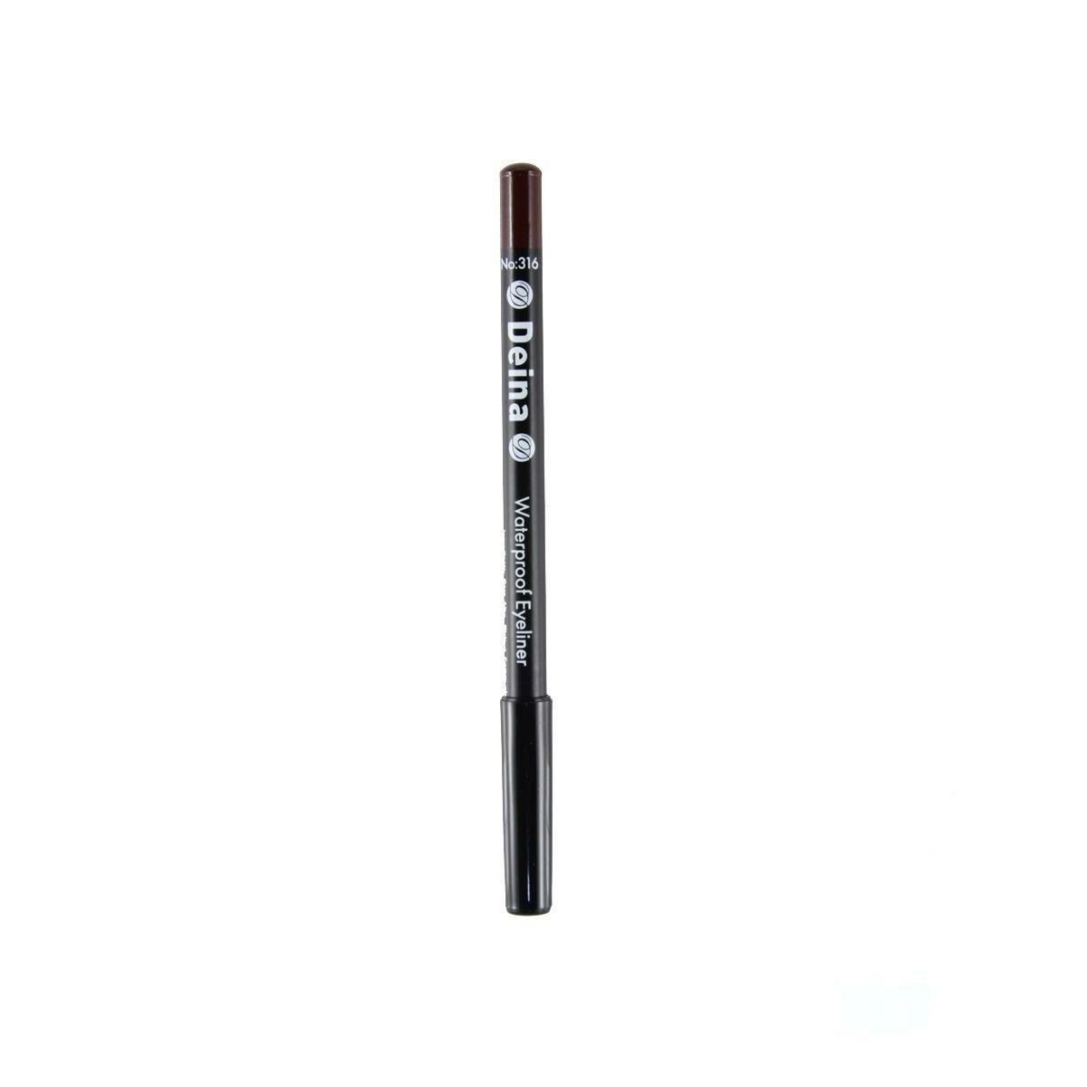 Deina Suya Dayanıklı Akmayan Göz Kalemi Eyeliner 316 Kahve
