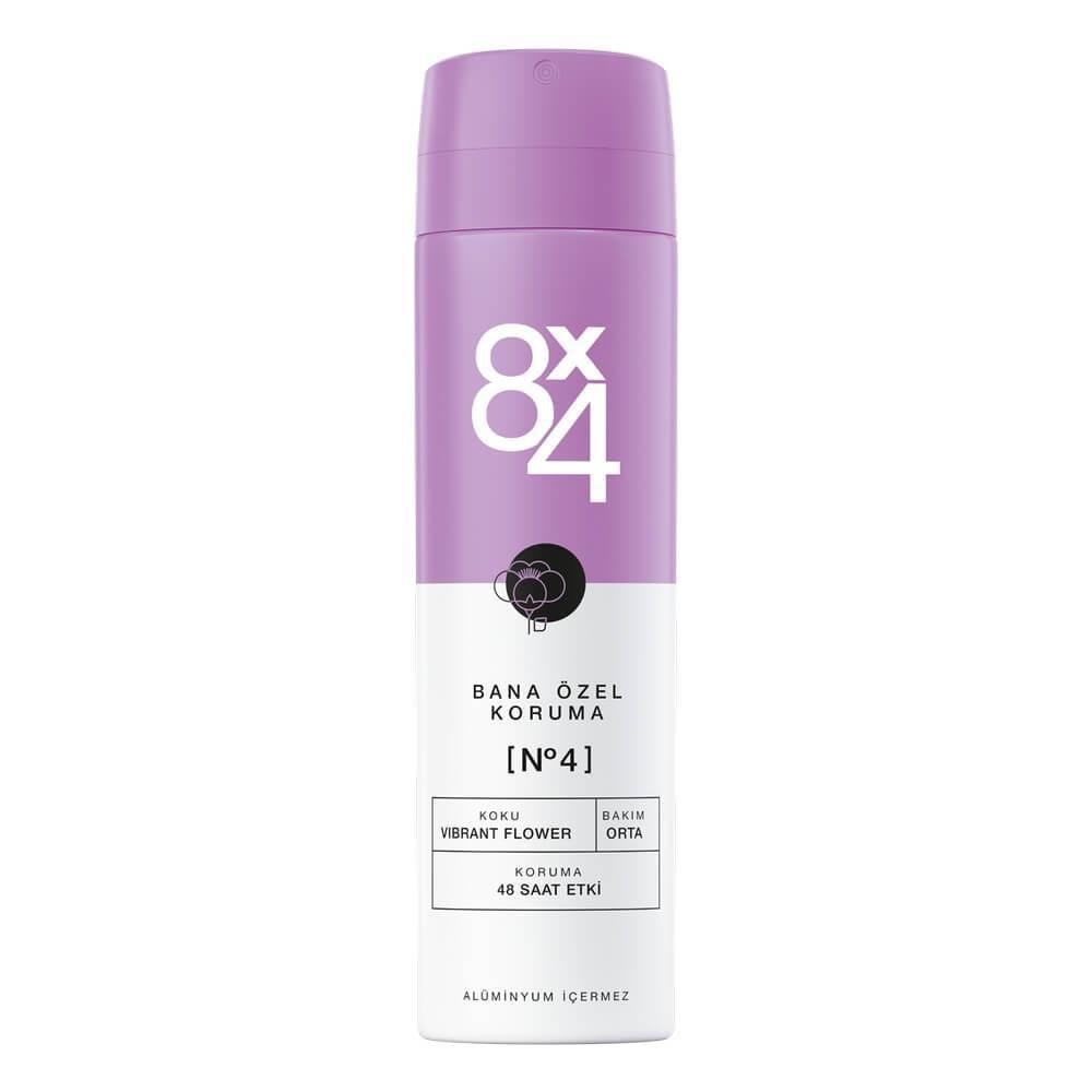 8x4 Bana Özel Koruma No:4 Vıbrant Flower Kadın Deodorant 150ml