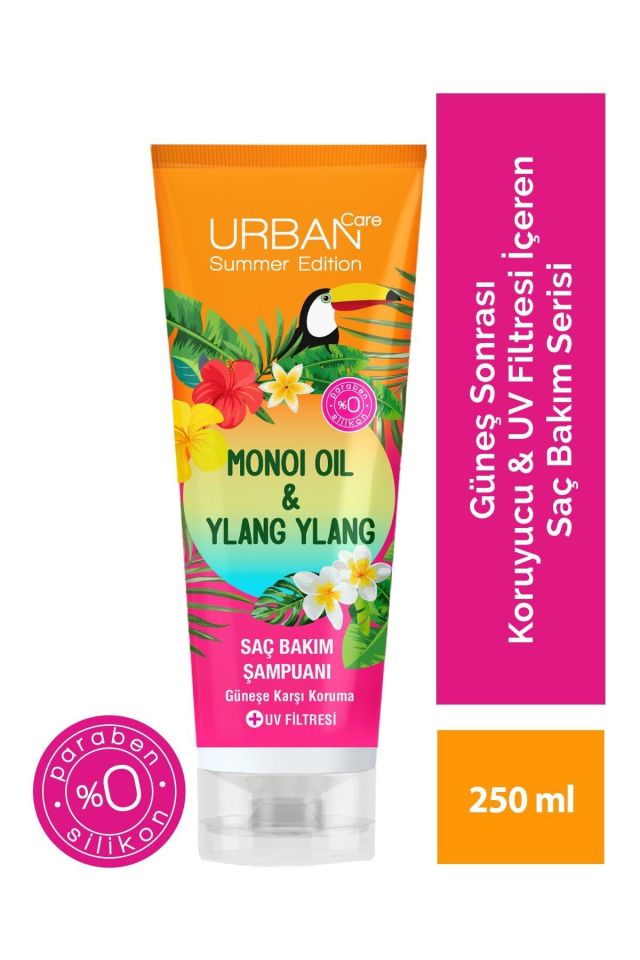 Urban Care Urban Summer Edition Monoi Oil & Ylang Ylang Saç Bakım Şampuanı +Uv Filtresi 250ML
