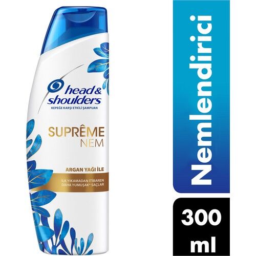 Head Shoulders Supreme Şampuan 300 Ml Nemlendirici Argan Yağlı