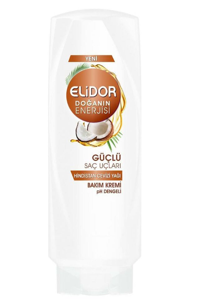 Elidor Saç Kremi 550 Ml Güçlü Saç Uçları Hindistan Cevizi Yağı
