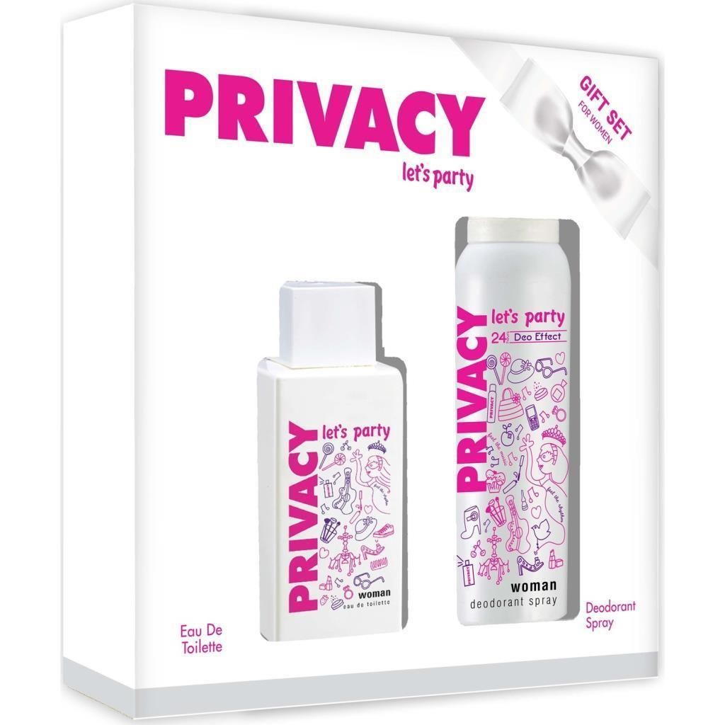 Privacy Lets Party EDT 100 ml + 150 ml Deodorant Bayan Parfüm Seti