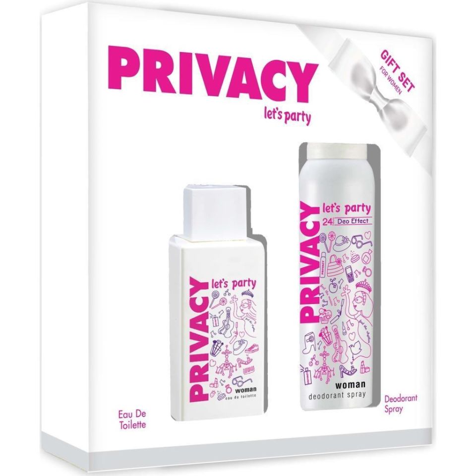 Privacy Lets Party EDT 100 ml + 150 ml Deodorant Bayan Parfüm Seti