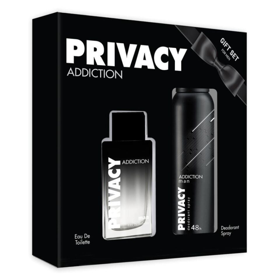 Privacy Addiction EDT 100 Ml + 150 Ml Deodorant Erkek Parfüm Set