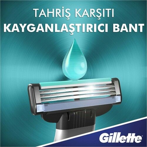 Gillette Mach3 Tıraş Makinesi + 2 Yedek Tıraş Bıçağı