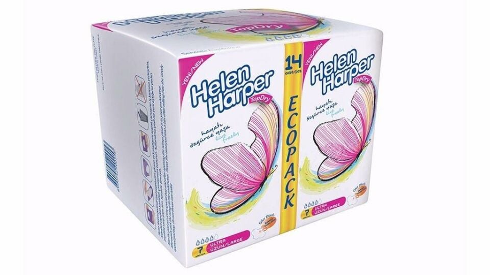 Helen Harper 14 lü Ultra Eko Uzun İpeksi Ped