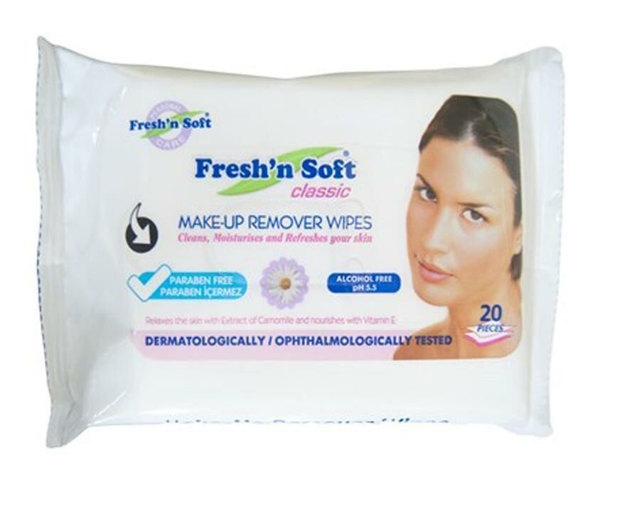 Freshn Soft Makyaj Temizleme Mendili 20 li