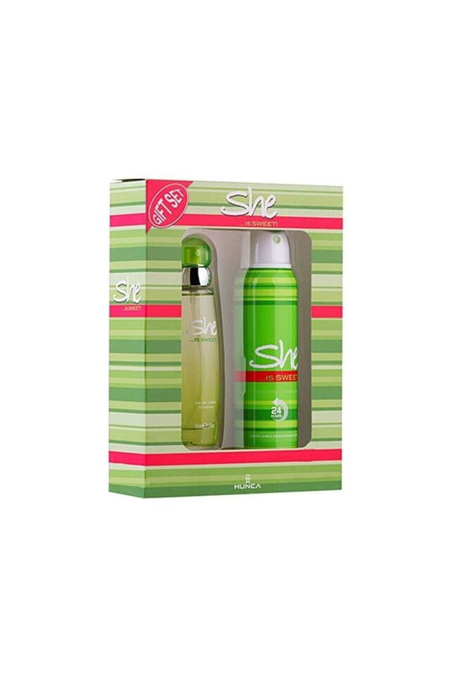 She Sweet 50ML Edt ml + Deodorant Bayan Parfüm Set