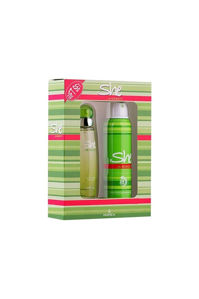 She Sweet 50ML Edt ml + Deodorant Bayan Parfüm Set