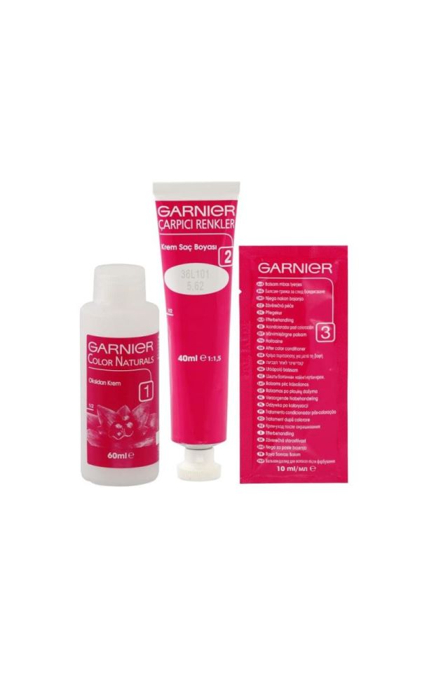 Garnier Çarpıcı Renkler 5.62 Parlak Lal Kızıl Saç Boyası