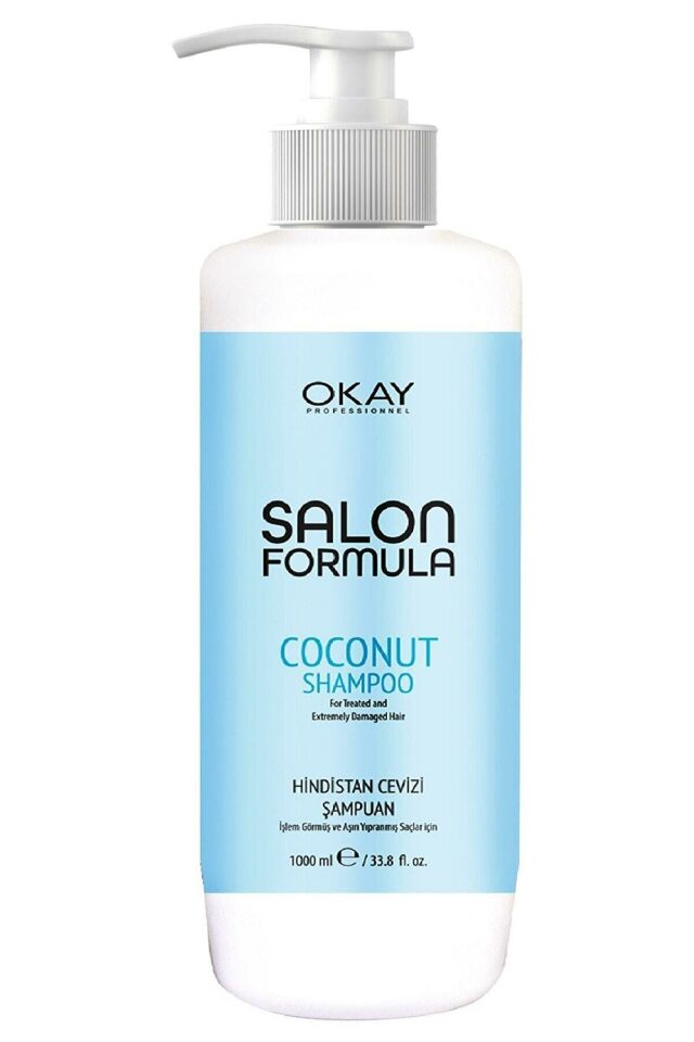 Okay Salon Formula Coconut - Hindistan Cevizi Şampuan 1000 Ml