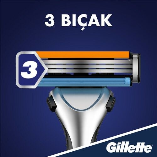 Gillette Sensor3 Tıraş Makinesi + 6 Yedek Tıraş Bıçağı