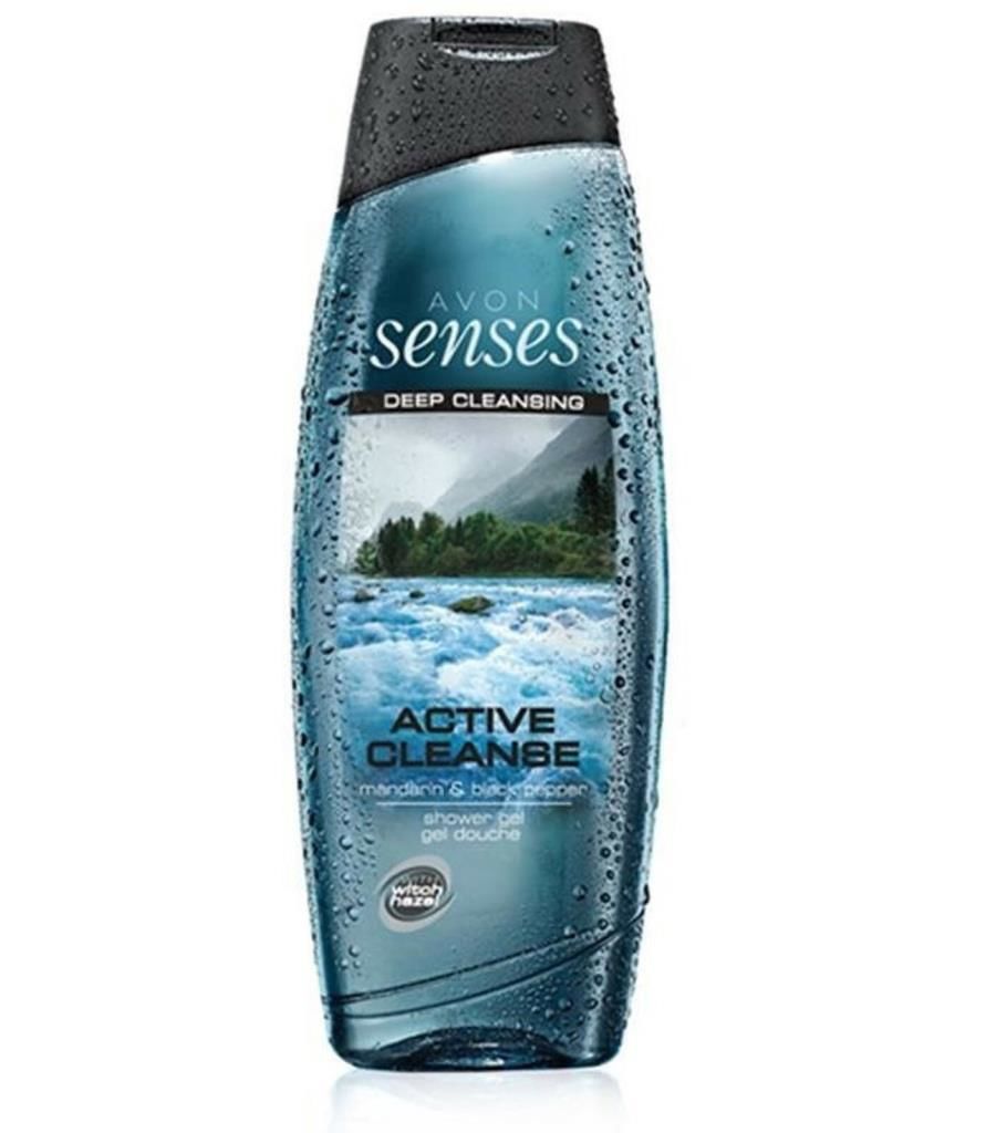 Avon Senses Active Cleanse Mandalina Karabiber Kokulu Duş Jeli 500 ml