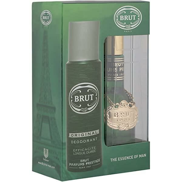 Brut Madalyon Plexi EDT 100 ml + 200 Ml Deodorant