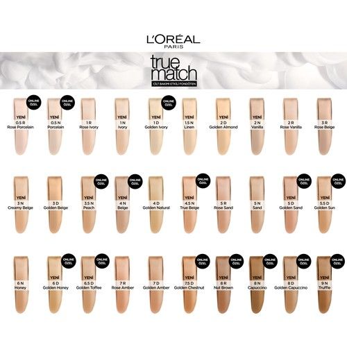 Loreal True Match Foundation 3N Creamy 30 Ml Nemlendirme Etkili