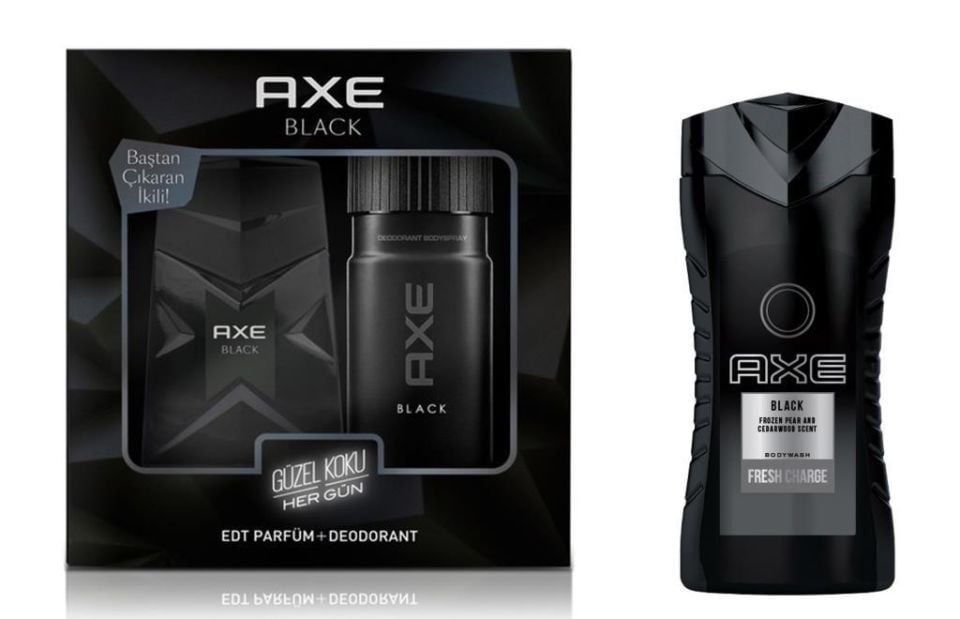 Axe Black Set 100ml Edt+150ml Deodorant+250ml Duş Jeli