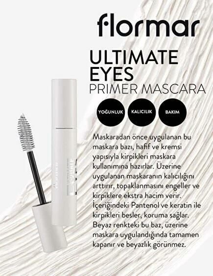 Flormar Maskara Bazı - Ultimate Eyes Primer Mascara
