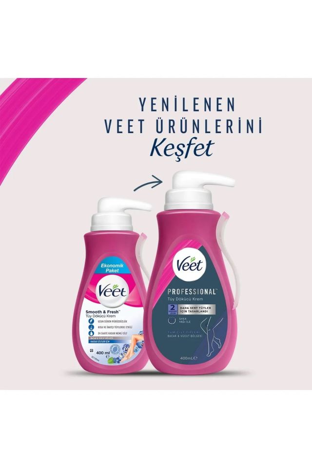Veet Hassas Ciltler için Tüy Dökücü Krem 400 ml