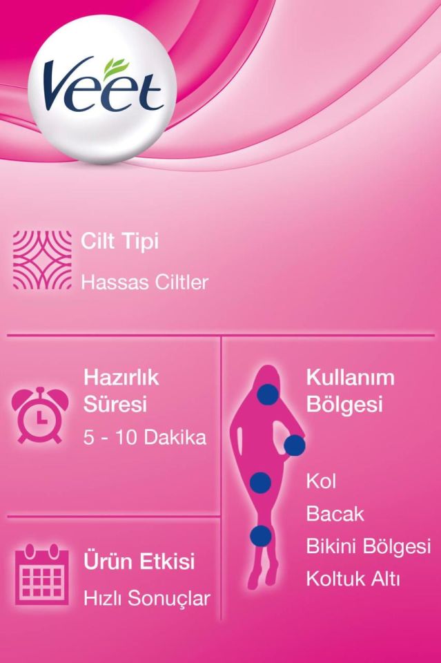 Veet Hassas Ciltler için Tüy Dökücü Krem 400 ml