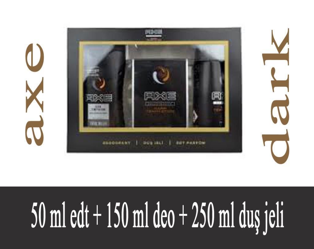 Axe Dark Temptation Set 50ml Edt + 150 ml Deodorant + 250 ml Duş