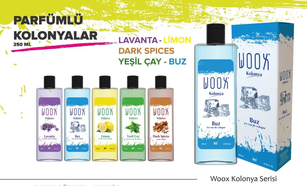 Woox Parfüm Kolonya 250ml Mandalina Pvc