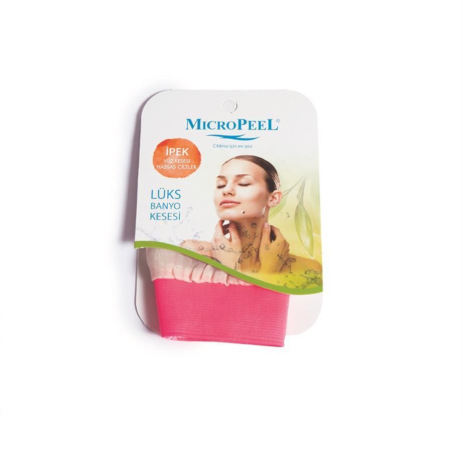 Micropeel İpek Kese Lüx Banyo Lastikli Bilek