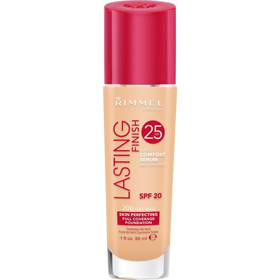 Rimmel Lasting Finish Foundation 200 Soft Beige 30 ml