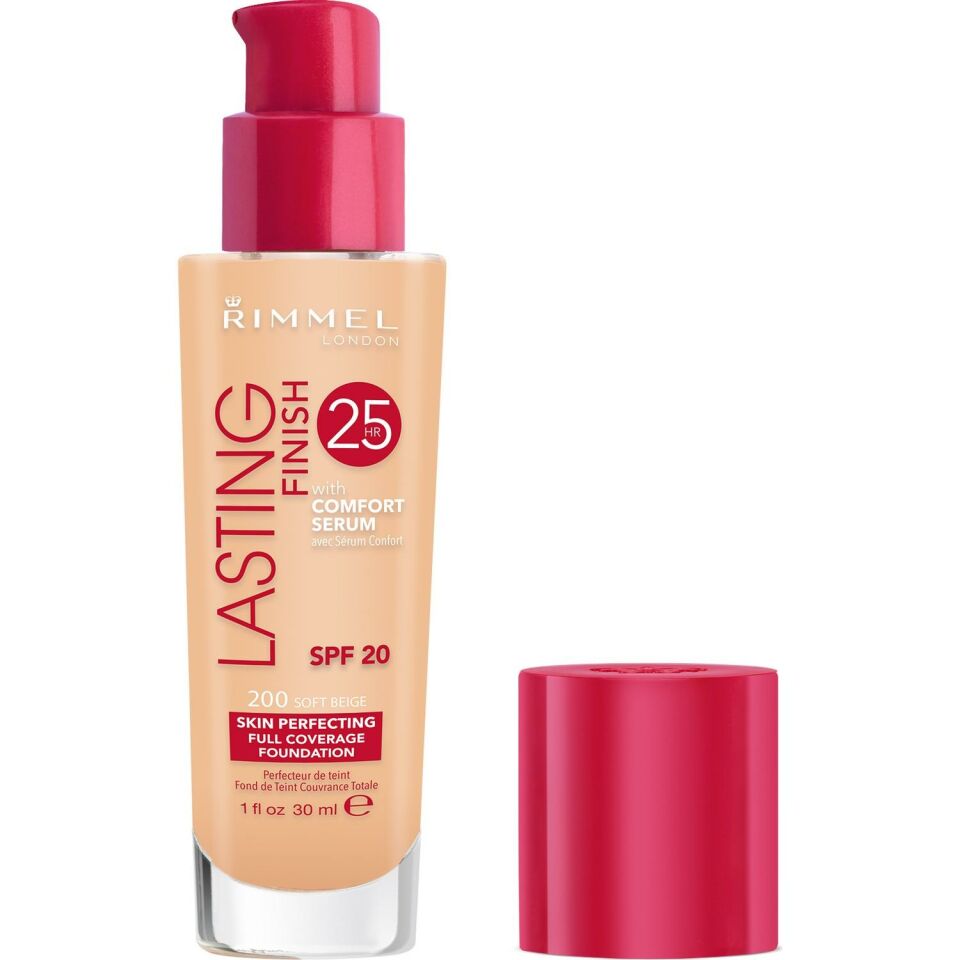 Rimmel Lasting Finish Foundation 200 Soft Beige 30 ml