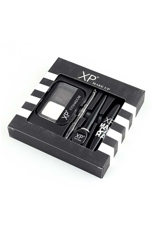 XP 4 lü Set Mascara+ Dipliner Black+2 Far+ Göz Kalemi