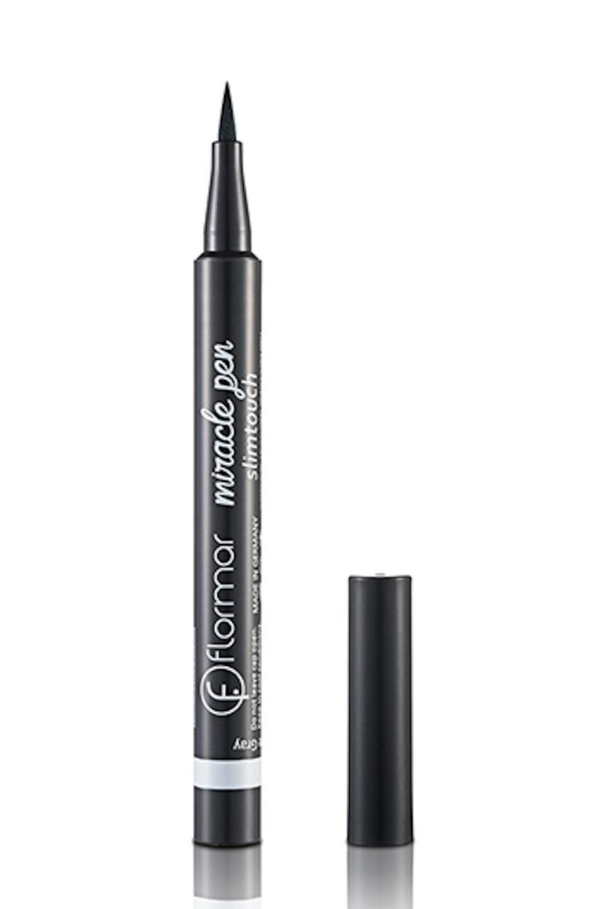 Flormar 001 Hematite Gray Eyeliner Miracle Pen Slim Touch Koyu Gri Eyeliner