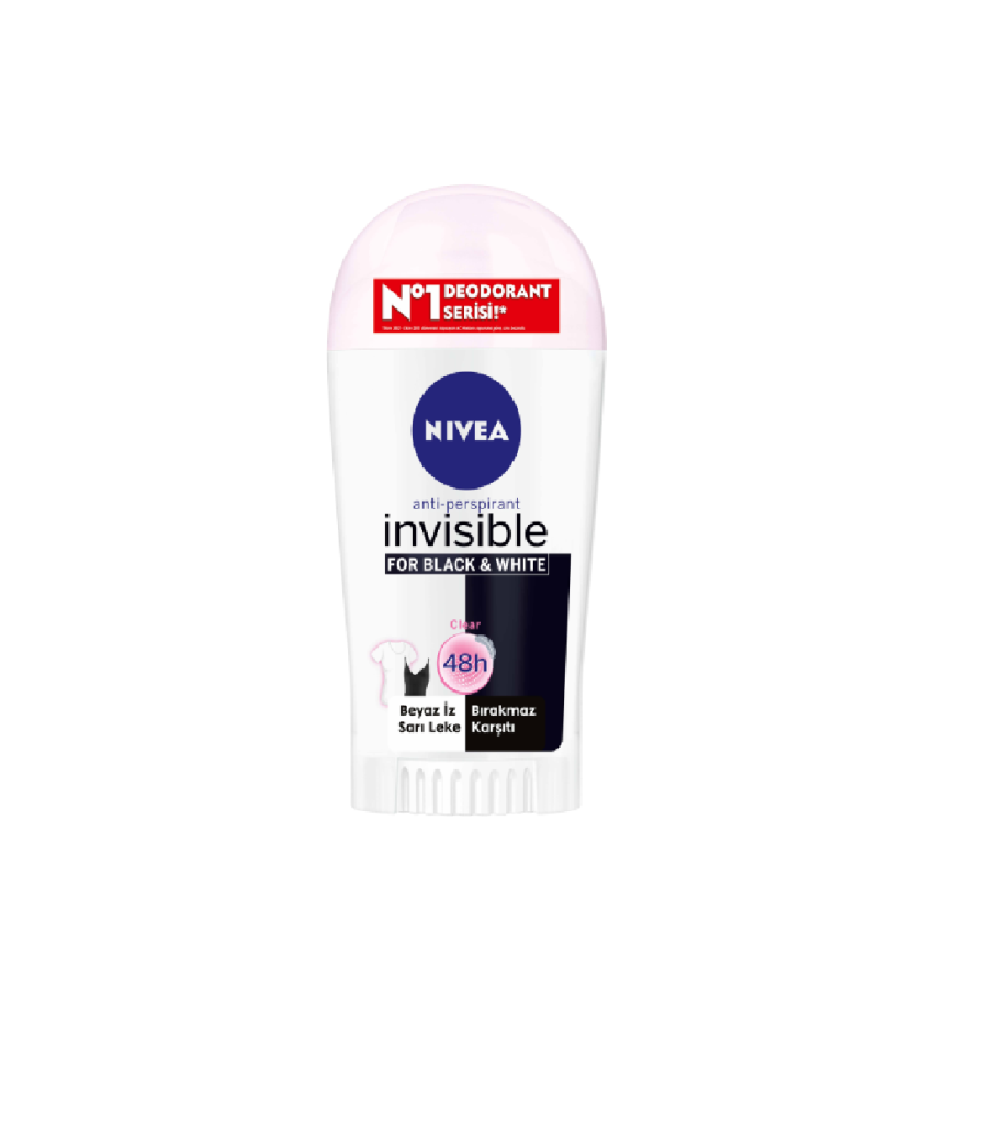 Nivea Stick Kadın Invisible Black White 40 Ml