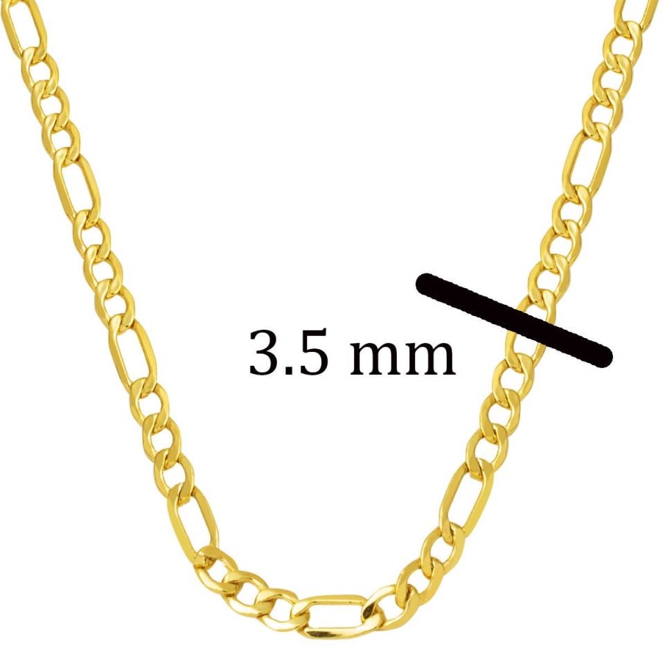 45 cm 14 Ayar Altın Zincir (3,5 mm)
