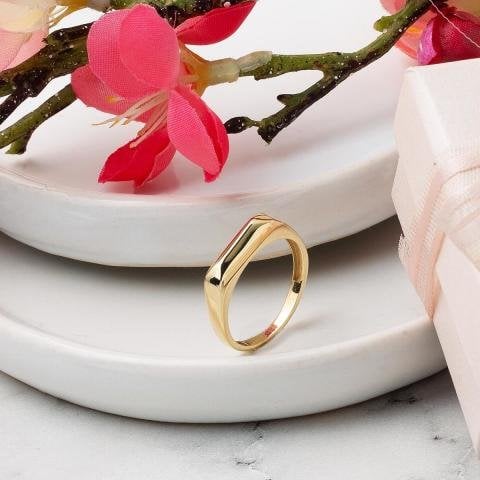Victoria Altın Serçe Parmak Yüzüğü