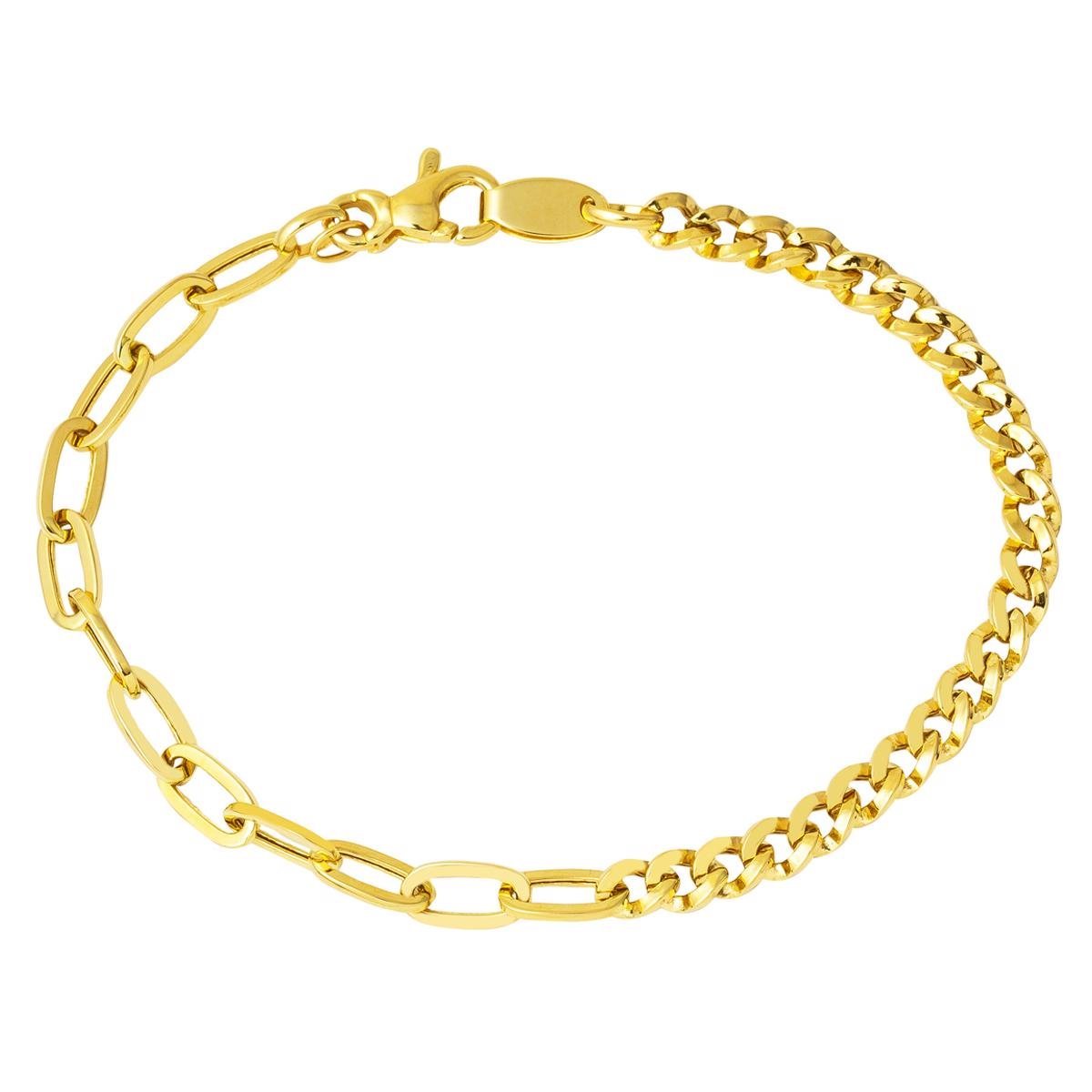 14 Ayar Altın Tiffany Zincir Bileklik