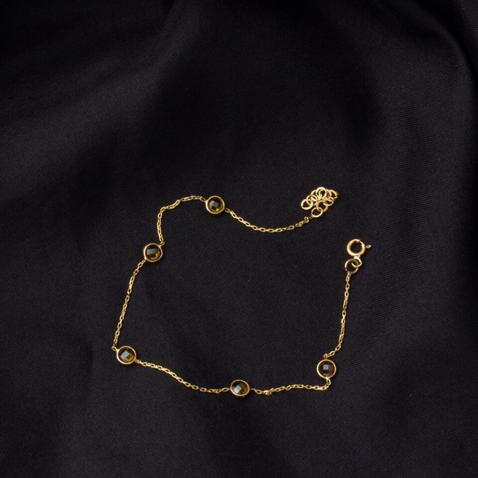 14 Ayar Altın Sultanayt Tiffany Bileklik