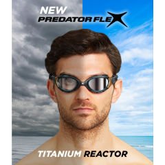 Zoggs Predator Flex Titanium Reactor Yüzücü Gözlüğü Small