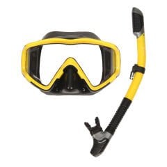 Subzero Code Maske Şnorkel Set - Sarı/Siyah