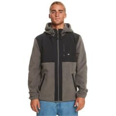 Quiksilver FZ Polar Hood Iron Gate Erkek Polar