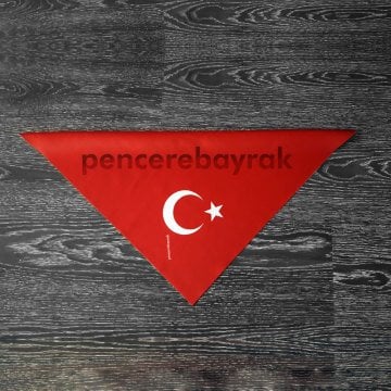 Ay yıldızlı Bayan Fular | Özel Kumaş 75x75 cm