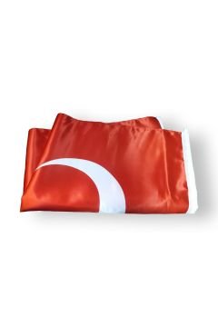 Türk Bayrağı | 50x75 cm | Özel Saten Kumaş
