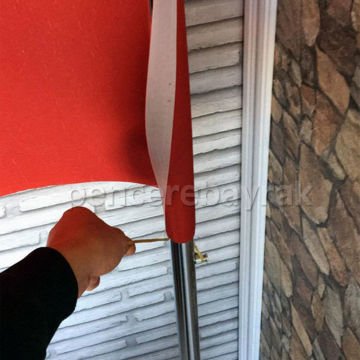 Makam Türk Bayrağı ve Gümüş Kaplama Direk | Şık ve Dayanıklı | Normal Kalite