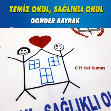 Beyaz Bayrak | 70x105 cm LÜKS kalite Özel Kumaş